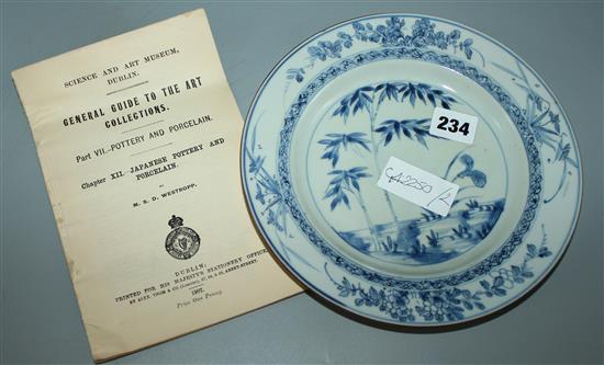 18th Century Japanese export plate
